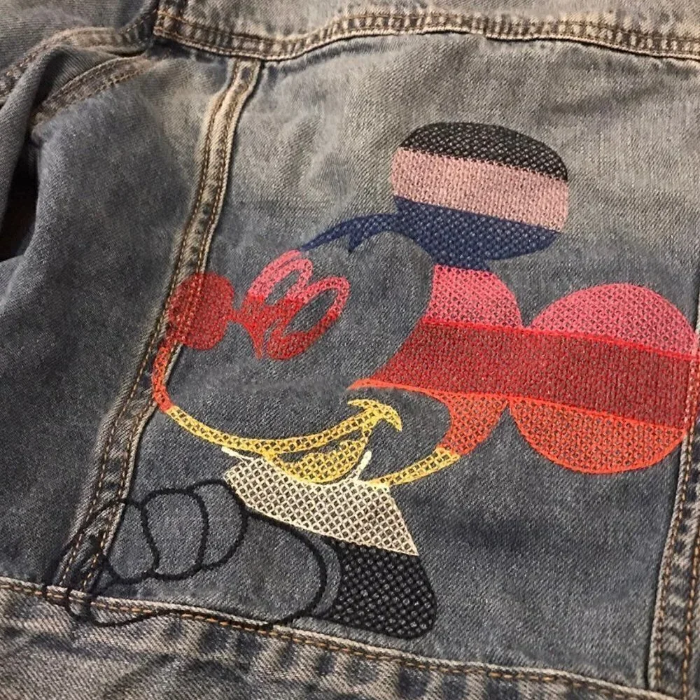 Disney Gap Mickey Jean Jacket